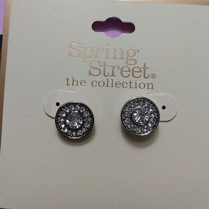 Spring Street rhinestone earrings
